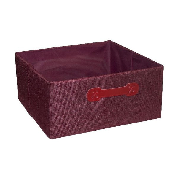 Úložný box Ordinett Halfcube Red, 32 x 32 cm