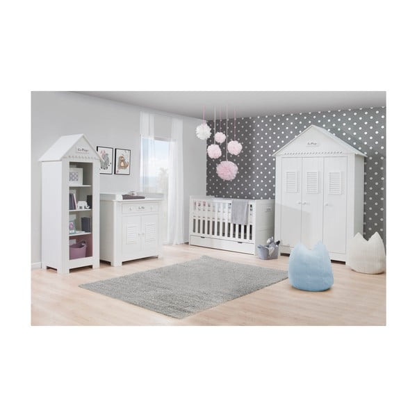 Bílý přebalovací pult Pinio Marseille-image-4