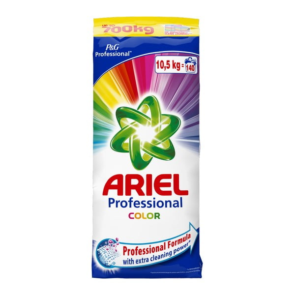 Rodinné balení pracího prášku Ariel Professional Color, 10,5 kg (140 pracích dávek)