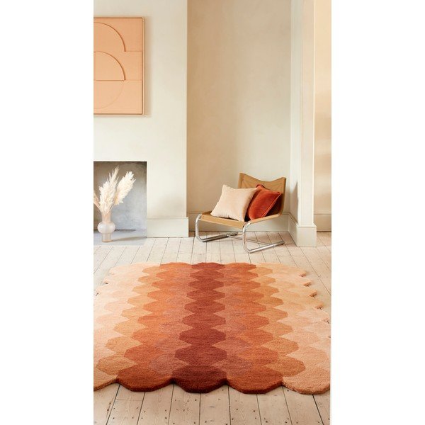 Vlněný koberec v cihlové barvě 160x230 cm Hive – Asiatic Carpets-image-1