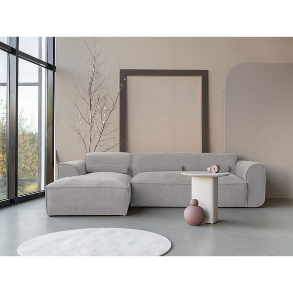 Světle šedá rohová pohovka (levý roh) Flex Felix – Miuform-image-1