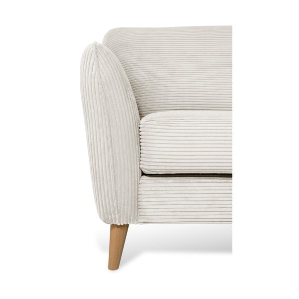 Bílá manšestrová rohová pohovka (pravý roh) Paris – Scandic-image-4