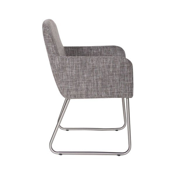 Šedé křeslo Crafton Grey-image-2