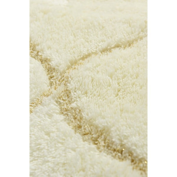 Sada 2 béžových obdélníkových koupelnových předložek Foutastic Wave-image-3