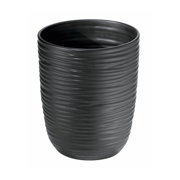Černý odpadkový koš InterDesign Arlo, 5 l