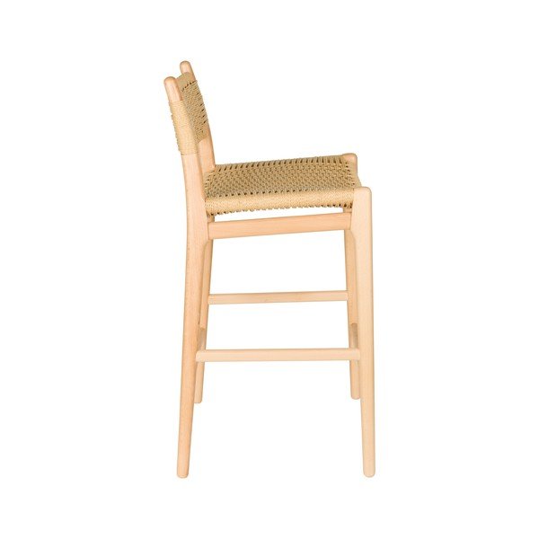 Barová židle z bukového dřeva ve světle přírodní barvě (výška sedáku 67,5 cm) Cecile – Dutchbone-image-3