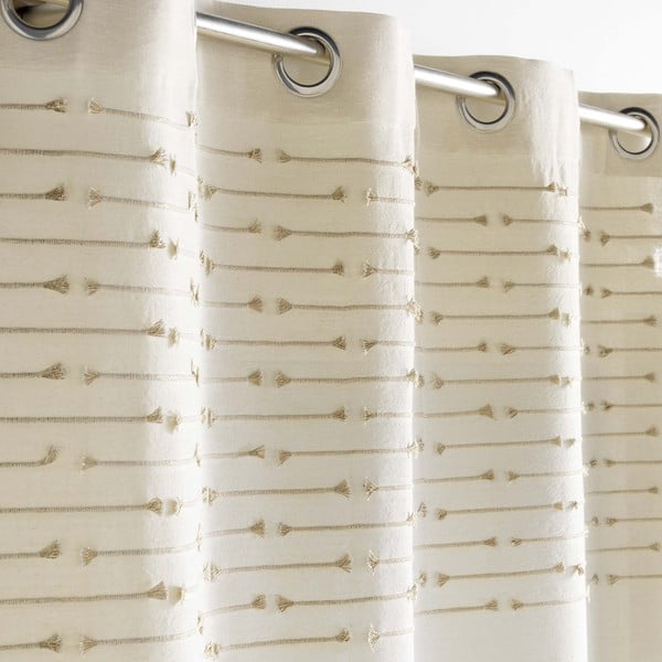 Béžový bavlněný závěs 140x240 cm Golden Sunset – douceur d'intérieur-image-1