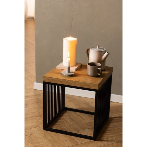 Odkládací stolek s deskou v dubovém dekoru 40x40 cm Strington – Actona-image-1