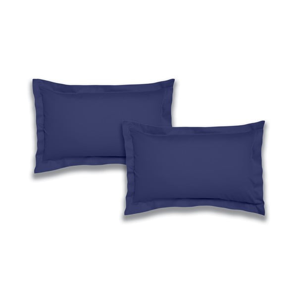 Povlaky na polštáře v sadě 2 ks z bavlněného perkálu 50x75 cm Cotton Percale – Bianca