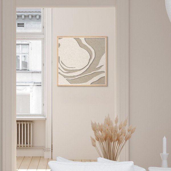 3D obraz s rámem/akustický 62x62 cm Silent Whisper 1 – Malerifabrikken-image-1