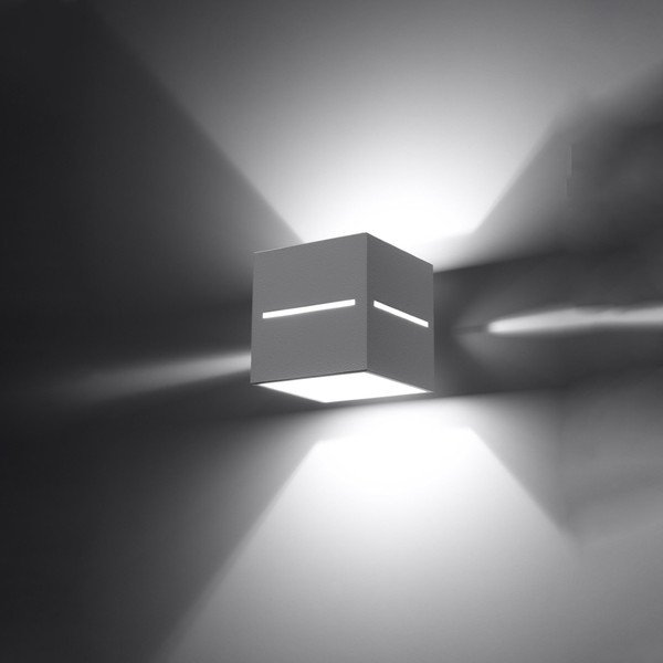 Bílé nástěnné svítidlo Lorum – Sollux-image-2