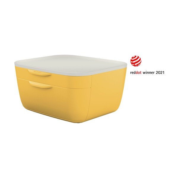 Žlutý zásuvkový box Leitz Cosy-image-2