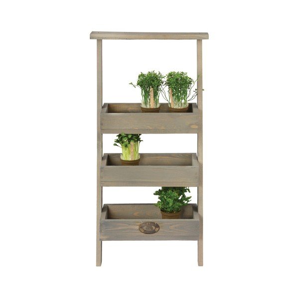 Dřevěný stojan na květiny – Esschert Design-image-1