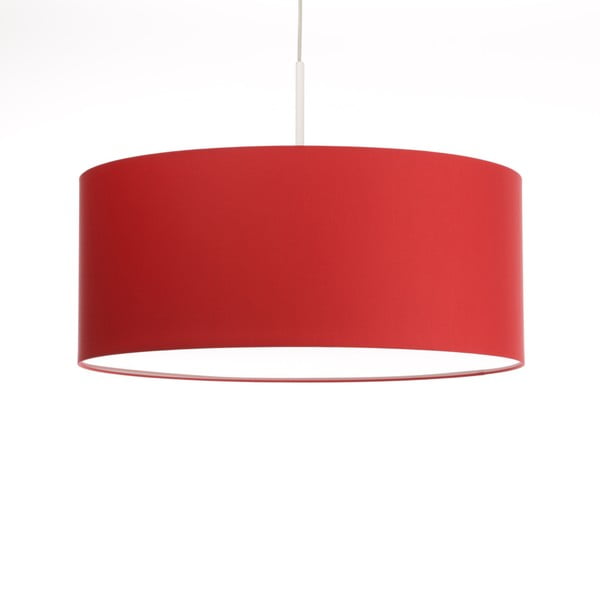 Červené stropní světlo 4room Artist, variabilní délka, Ø 60 cm