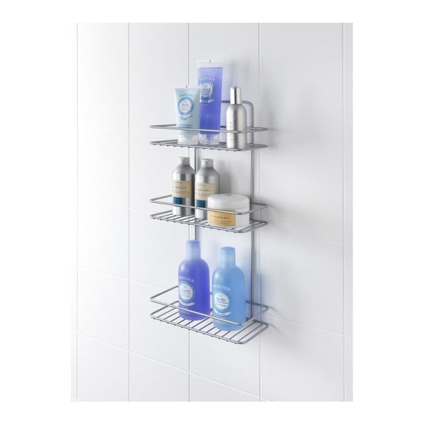 Nástěnná koupelnová polička se třemi patry Metaltex Ref-image-2