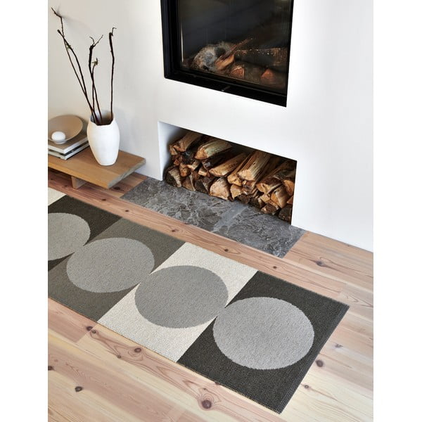 Šedo-krémový vnitřní a venkovní běhoun 70x280 cm Otto Clay – Pappelina-image-3