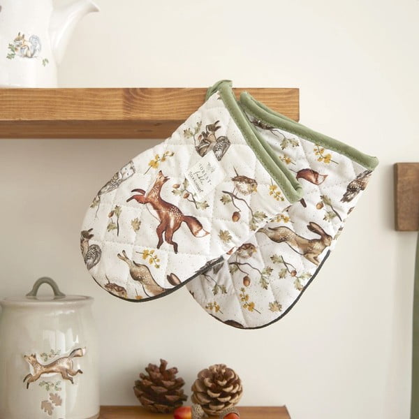 Bavlněné kuchyňské rukavice v sadě 2 ks Forest Fable – Cooksmart ®-image-1