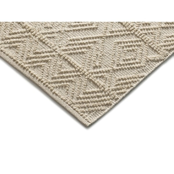 Krémový pratelný ručně tkaný koberec z recyklované bavlny 160x230 cm Pamuk – Universal-image-2