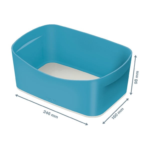 Modrý stolní box Leitz Mailorder, objem 5 l-image-4