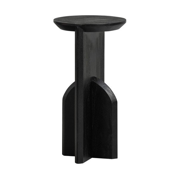 Kulatý odkládací stolek z masivu akácie ø 30 cm Kioni – WOOOD-image-2