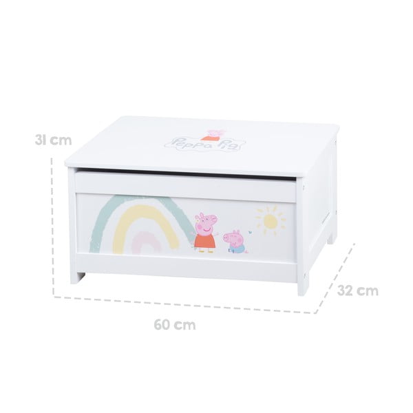 Dětský úložný box 60x32x30 cm Peppa Pig – Roba-image-1