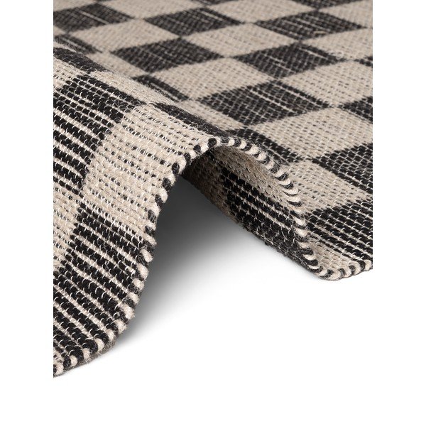 Černý/krémový ručně tkaný koberec s příměsí juty 200x300 cm Rex – Hanse Home-image-4