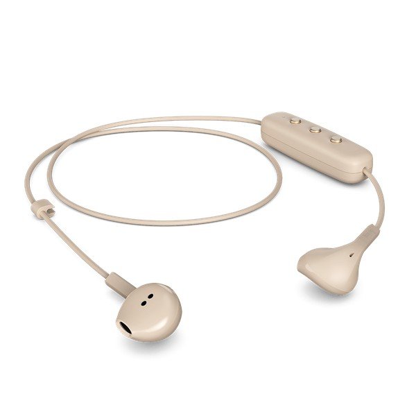 Bezdrátová sluchátka v tělové barvě Happy Plugs Earbud-image-2