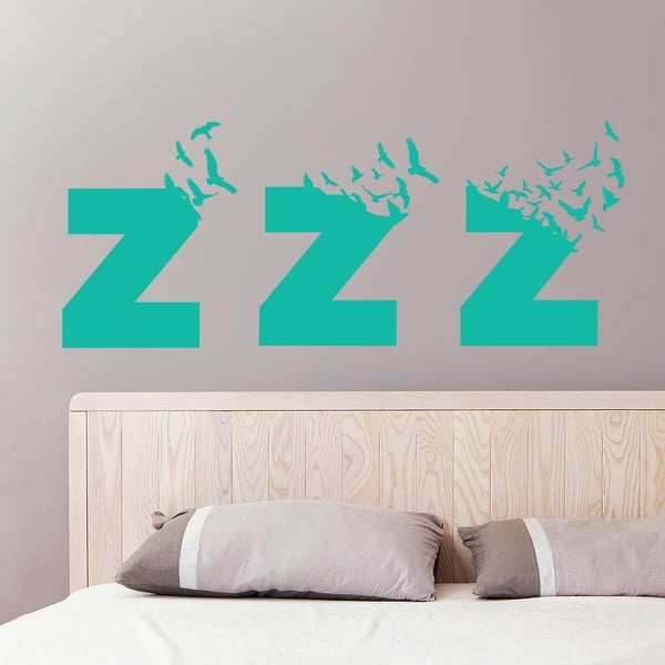 Samolepka na stěnu Sleeps Birds, 70x50 cm