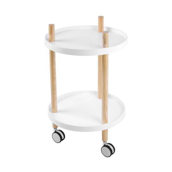 Pojízdný dvoupatrový stolek Leitmotiv Fushion-image-1