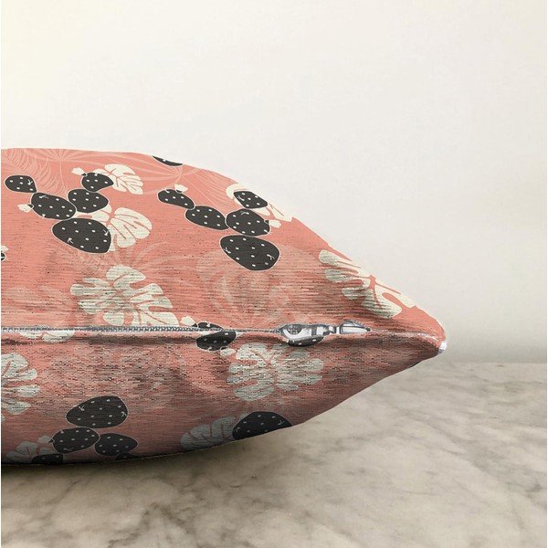Oranžový povlak na polštář s příměsí bavlny Minimalist Cushion Covers Chenille, 55 x 55 cm-image-1