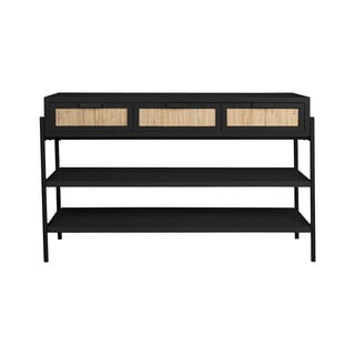 Černý konzolový stolek 38x120 cm Yasu – Dutchbone