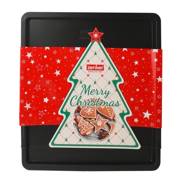 Nastavitelný plech na pečení Zenker Sparkling Christmas, 37 - 52 x 33 cm-image-1