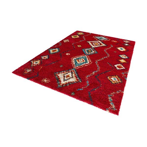 Červený koberec Mint Rugs Geometric, 200 x 290 cm-image-2