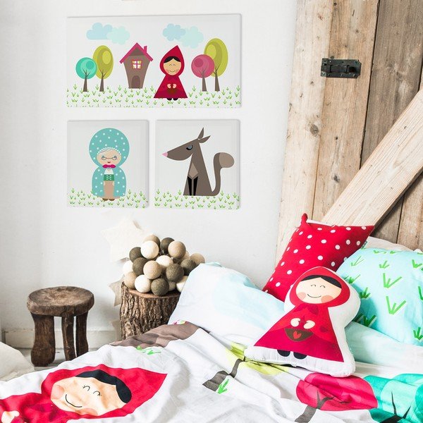 Dětský obrázek 27x27 cm Grandma – Mr. Fox-image-1