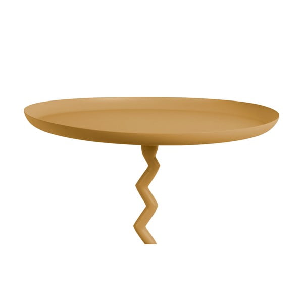 Kovový kulatý odkládací stolek ø 40 cm Zig Zag – Leitmotiv-image-2