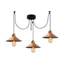 Závěsné svítidlo v měděné barvě s kovovým stínidlem ø 114 cm Manavgat – Opviq lights