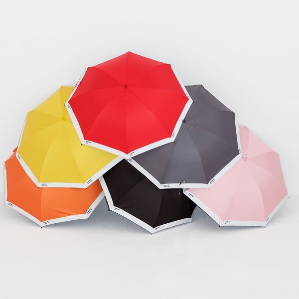 Černý holový deštník Pantone-image-1