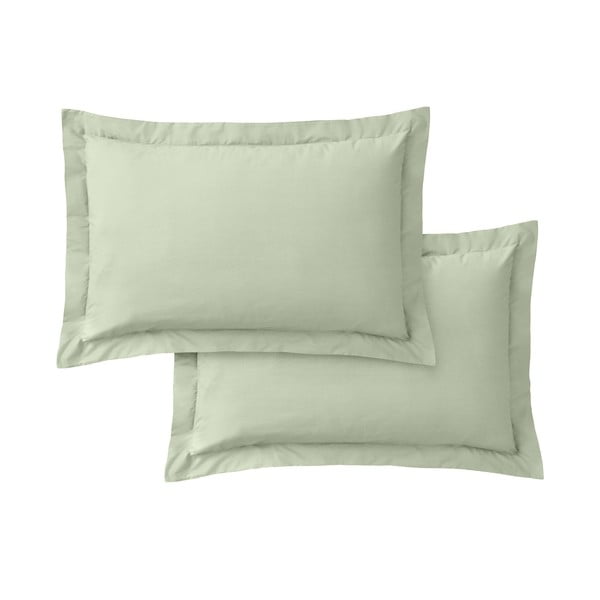 Povlaky na polštáře v sadě 2 ks z bavlněného perkálu 50x75 cm Cotton Percale – Bianca