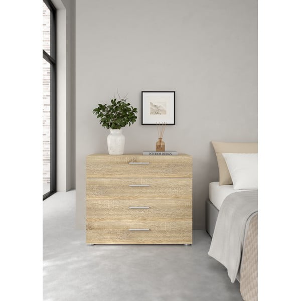 Komoda v dubovém dekoru Tvilum Pepe, 80 x 68 cm-image-1