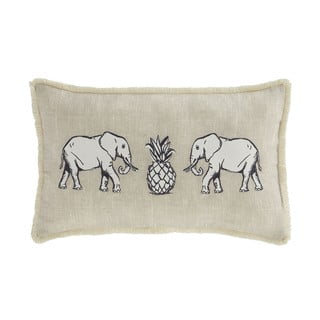 Béžový polštář Pineapple Elephant Tembo, 30 x 50 cm