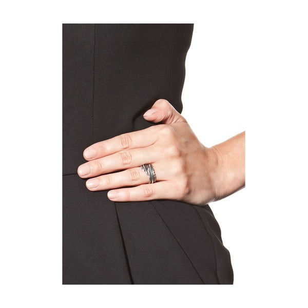 Dámský prsten ve stříbrné barvě NOMA Danielle