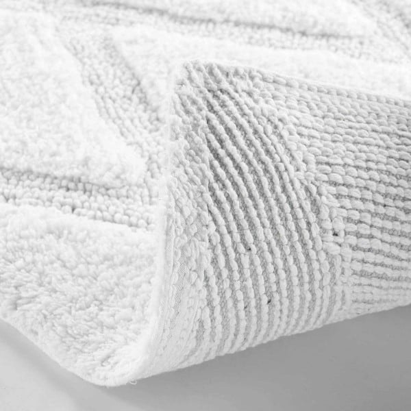 Bílá koupelnová předložka 50x80 cm Thais – douceur d'intérieur-image-2