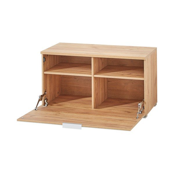 Bílý botník v dekoru dubu s lavicí Telde - Germania-image-3