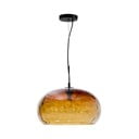 Jantarové skleněné závěsné svítidlo se skleněným stínidlem ø 40 cm Balma – Kave Home