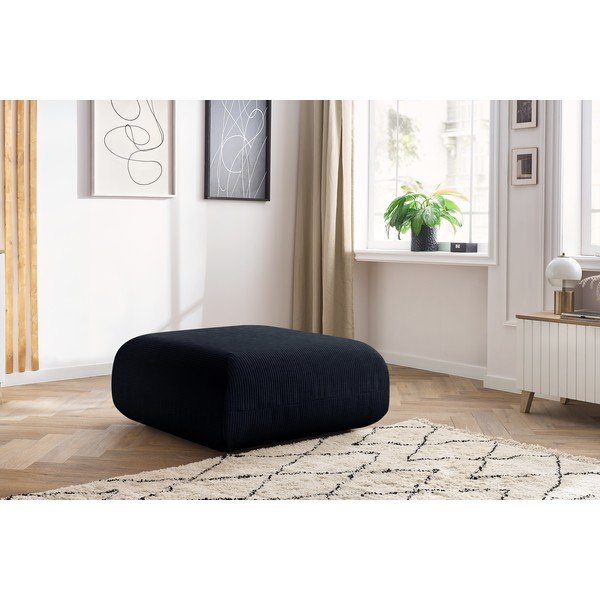 Tmavě modrá manšestrová podnožka Lecomte – Bobochic Paris-image-4