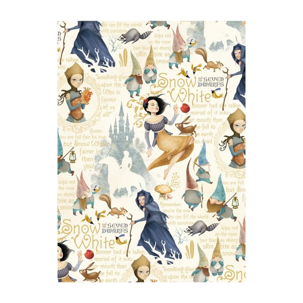 Poznámkový blok s propiskou 50 stránek formát A5 Snow White – Kartos-image-1