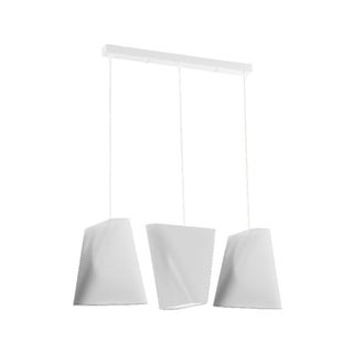 Bílé závěsné svítidlo 82x28 cm Velo - Nice Lamps