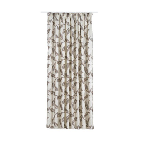 Hnědo-krémový závěs 210x245 cm Nydia – Mendola Fabrics-image-2