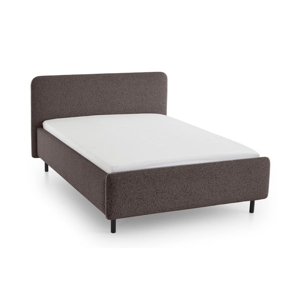 Antracitová čalouněná dvoulůžková postel s úložným prostorem s roštem 180x200 cm Primo – Meise Möbel-image-2