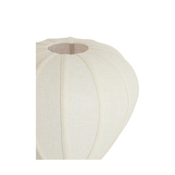 Krémová kovová stolní lampa s textilním stínidlem (výška 36 cm) Kyzo – Light & Living-image-3